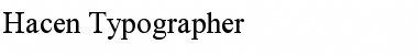 Download Hacen Typographer Regular Font