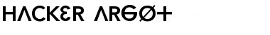 Download Hacker Argot Regular Font