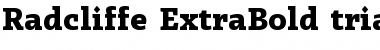 Download Radcliffe Display ExtraBold Font