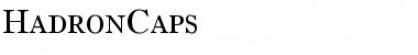 Download HadronCaps Normal Font Title Preview