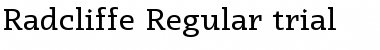 Download Radcliffe Display Regular Font