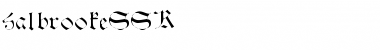 Download HalbrookeSSK Regular Font Title Preview