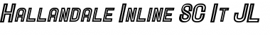 Download Hallandale Inline SC It. JL Regular Font