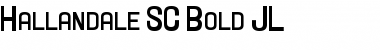 Download Hallandale SC Bold JL Regular Font