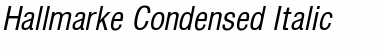Download Hallmarke Condensed Italic Font