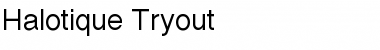 Download Halotique Tryout Font