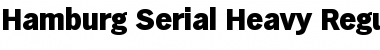 Download Hamburg-Serial-Heavy Regular Font Title Preview