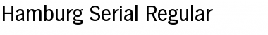 Download Hamburg-Serial Regular Font Title Preview