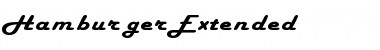 Download HamburgerExtended Regular Font Title Preview