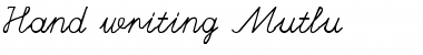 Download Hand writing Mutlu Regular Font Title Preview