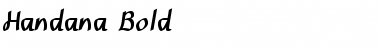 Download Handana Bold Font Title Preview