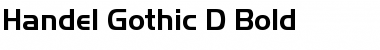 Download Handel Gothic D Regular Font Title Preview