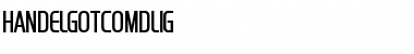 Download HandelGotComDLig Regular Font Title Preview