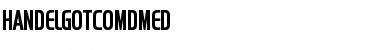 Download HandelGotComDMed Regular Font Title Preview