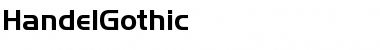 Download HandelGothic Regular Font Title Preview