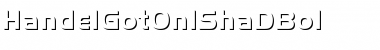 Download HandelGotOnlShaDBol Regular Font Title Preview