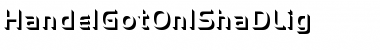 Download HandelGotOnlShaDLig Regular Font Title Preview