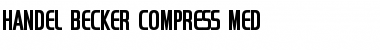 Download Handel Becker Compress Med Regular Font Title Preview