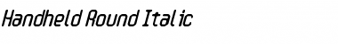 Download Handheld Round Italic Regular Font