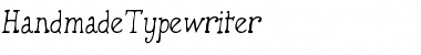 Download HandmadeTypewriter Regular Font