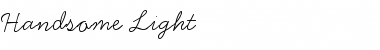 Download Handsome Light Font Title Preview