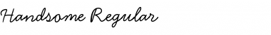 Download Handsome Regular Font Title Preview