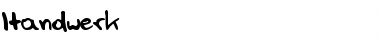 Download Handwerk Regular Font Title Preview