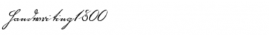 Download Handwriting1800 normal Font Title Preview