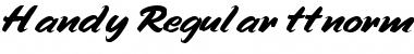Download Handy Regular Font Title Preview