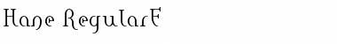 Download Hane RegularE Font Title Preview