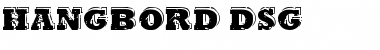 Download Hangbord DSG Regular Font Title Preview