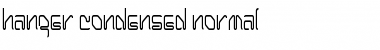 Download Hanger Condensed Normal Font Title Preview