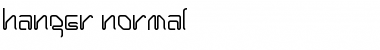 Download Hanger Normal Font Title Preview