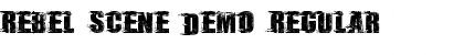 Download Rebel Scene_Demo Regular Font Title Preview