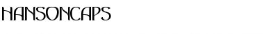 Download HansonCaps Normal Font Title Preview