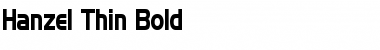 Download Hanzel Thin Bold Font Title Preview