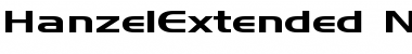 Download HanzelExtended Normal Font Title Preview