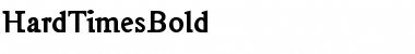 Download HardTimes Bold Font Title Preview