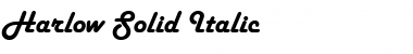 Download Harlow Solid Italic Italic Font Title Preview