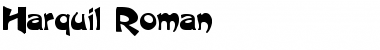 Download Harquil Roman Regular Font Title Preview