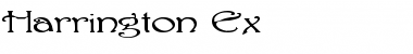 Download Harrington Ex Regular Font Title Preview