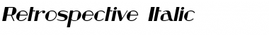 Download Retrospective Italic Font