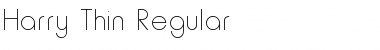 Download Harry Thin Regular Font Title Preview