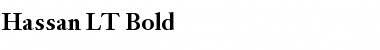Download Hassan LT Bold Font Title Preview