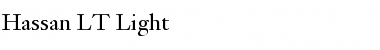 Download Hassan LT Light Font Title Preview