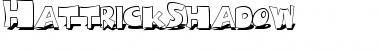 Download HattrickShadow Regular Font Title Preview