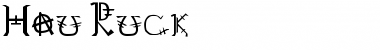Download Hau Ruck Regular Font Title Preview