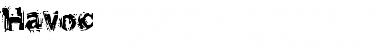 Download Havoc Medium Font Title Preview