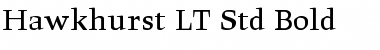 Download Hawkhurst LT Std Bold Regular Font Title Preview