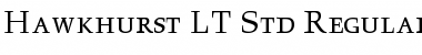 Download Hawkhurst LT Std RegularSC Regular Font Title Preview
